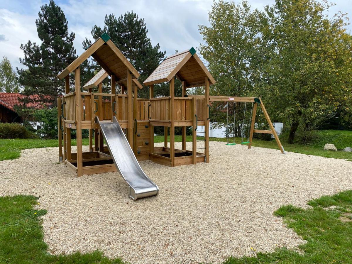 Ferienhaus An Der Westernstadt In Eging Bagian luar foto