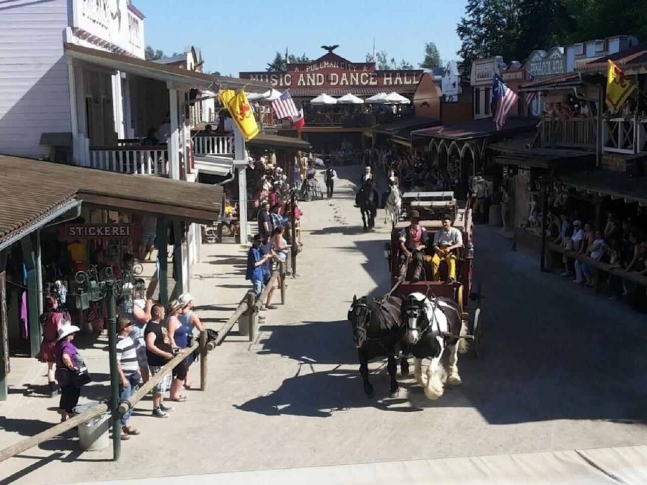 Ferienhaus An Der Westernstadt In Eging Bagian luar foto